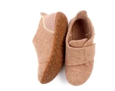 Bisgaard rose hjemmesko med velcro